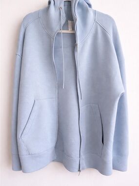 Zella Sky Blue Active Zip-Up Hoodie